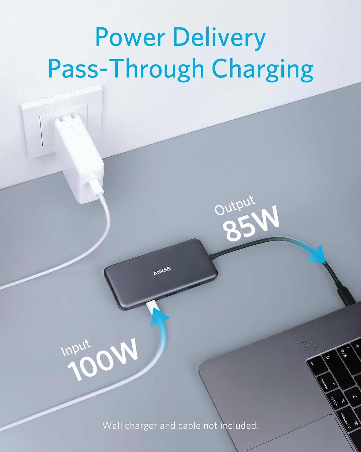 Anker Laptop Docking Station Dual Monitor, 8-in-1 USB C Hub with 4K HDMI