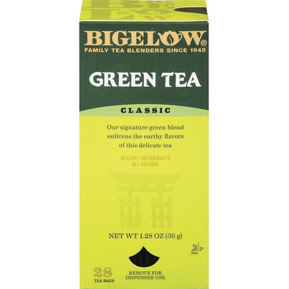 Bigelow Tea Green Tea Bags, Box Of 28 Bags
