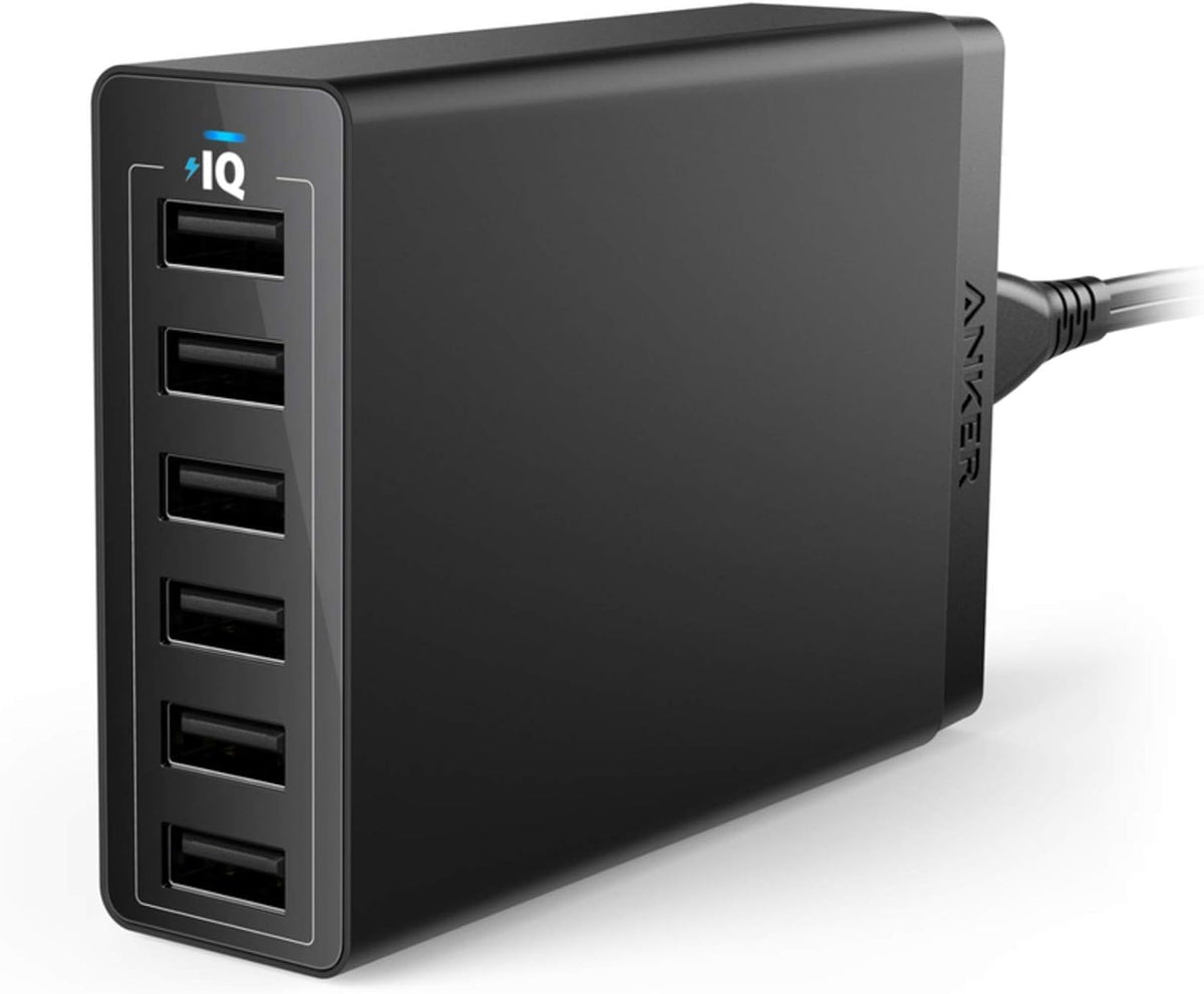 Anker Desktop Charger, 60W 6 Port USB Multiple Charging Hub