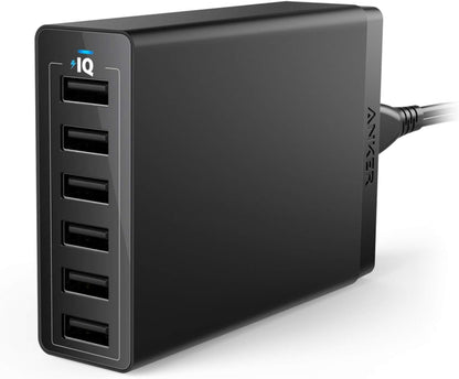 Anker Desktop Charger, 60W 6 Port USB Multiple Charging Hub