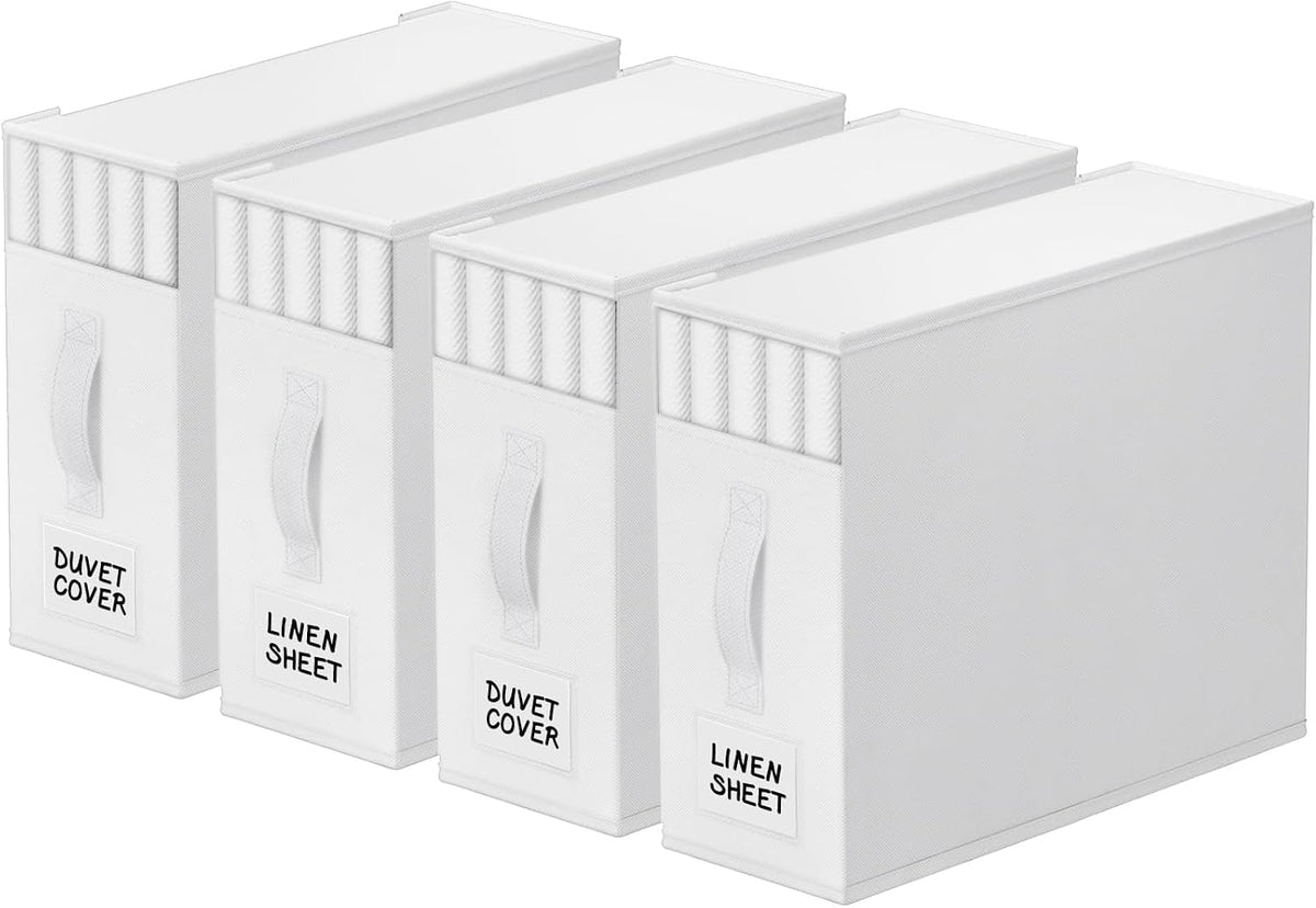 StorageTastic Bed Sheet Closet Organizers and Storage Under Bed Storage