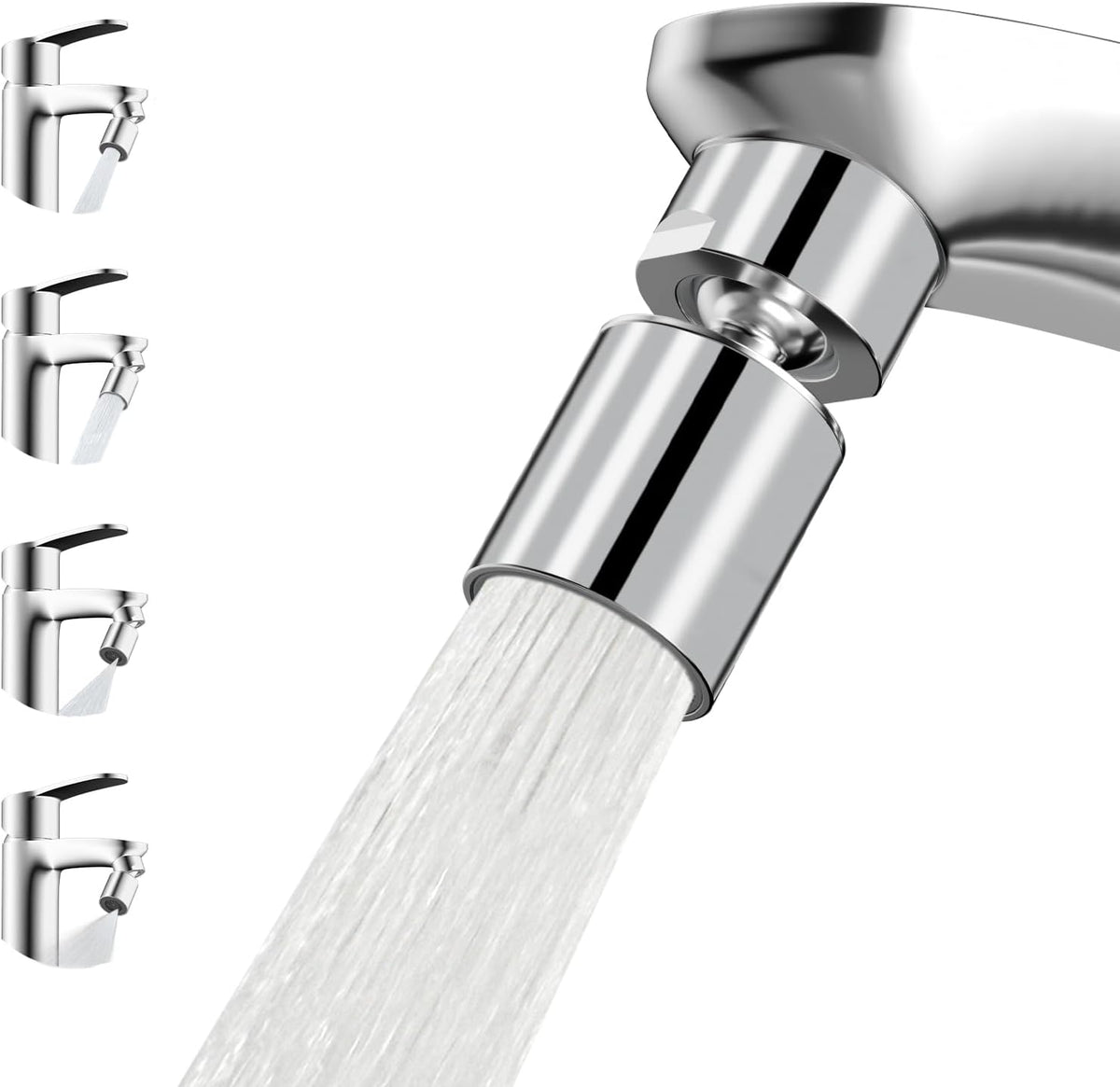 Hibbent NSF/ANSI/CAN 61 & cUPC Certified Faucet Aerator, Chrome