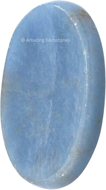 Amazing Gemstone Labradorite Thumb Worry Stone, Anxiety Stone, Healing Crystals - Piedra Crystal Fidget for Gift, Meditation, Calming, Relaxation, Stress Relief - Colors C