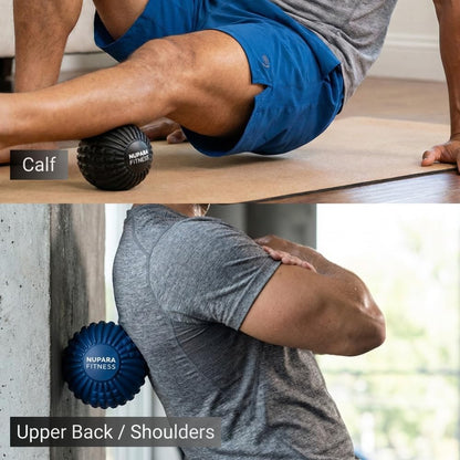Massage Ball - Myofascial Release Ball for Recovery in Muscles, Shoulder, and Back. Trigger Point Massage and Pressure Point Therapy. (5-inch)