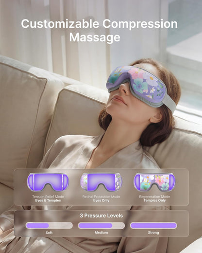 RENPHO Eyeris 3 Eye Massager with Heat and Cooling, Massaging Eye Mask