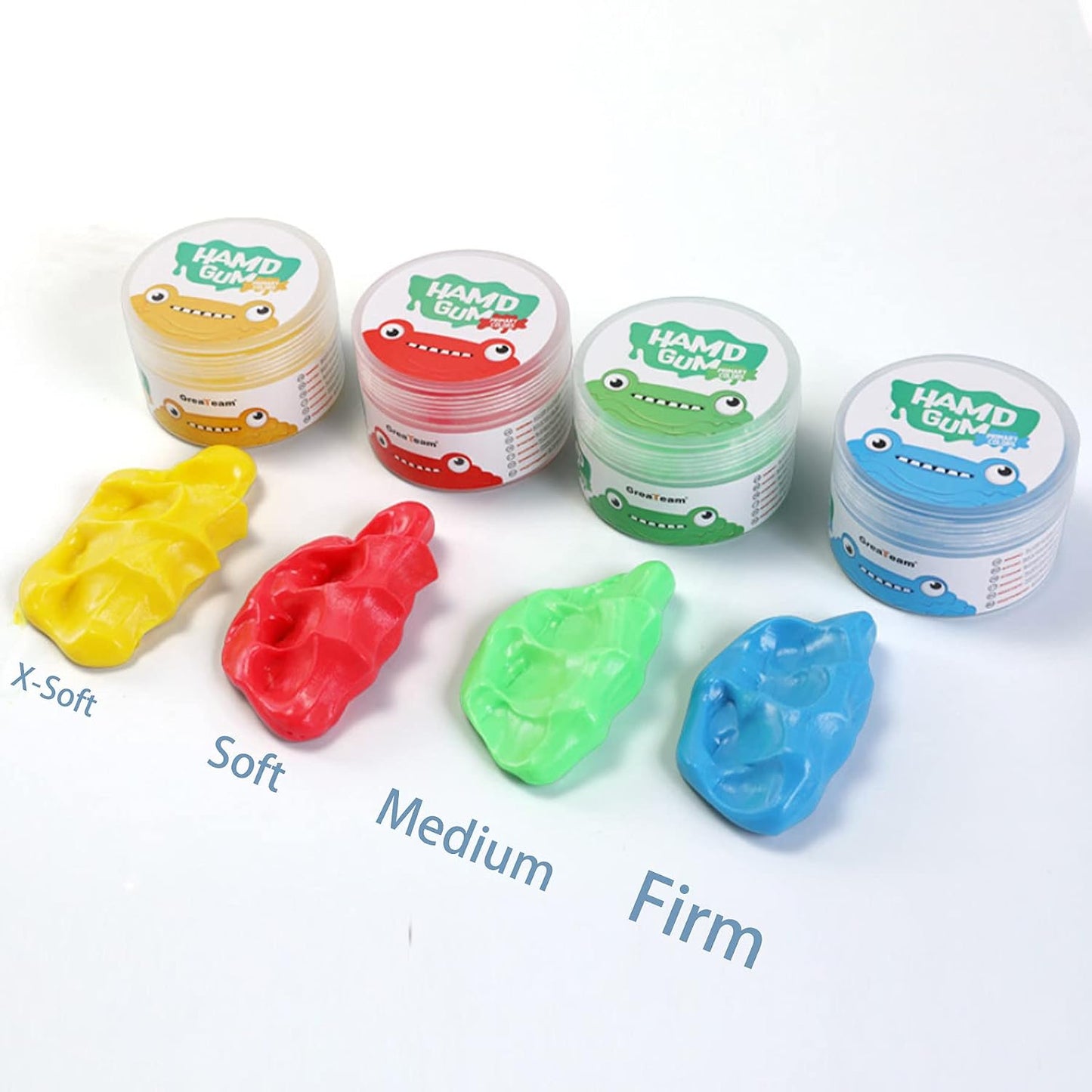 Exercise Putty - Therapy Putty - Play Putty for Kids (4 Pack, 1.8-oz Each) Hand Exercise Rehabilitation, Stress and Anxiety Relief, Increase fine Motor Skills and Finger Strength. - CLOUD PUTTY