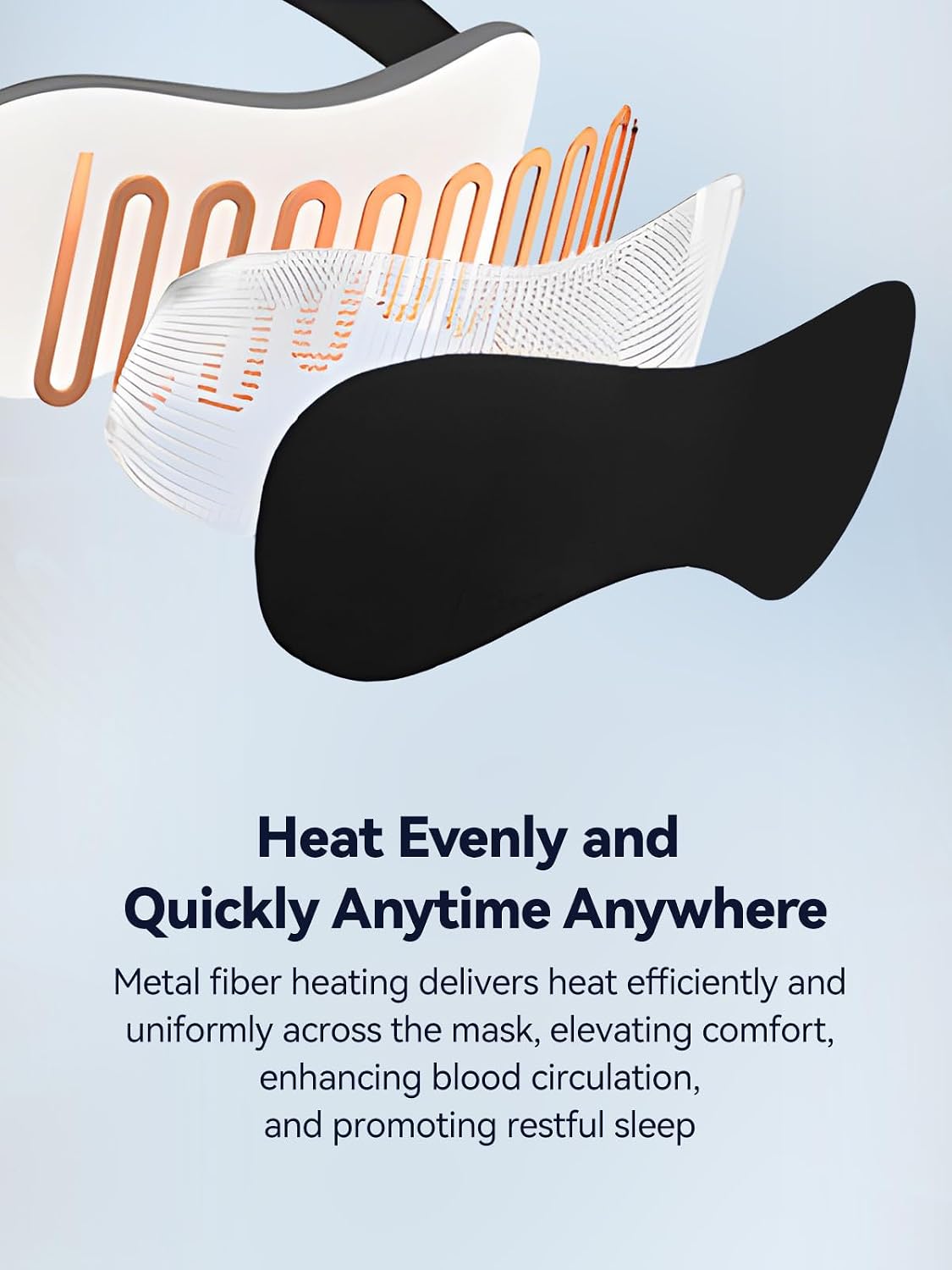 Heated Eye Mask for Dry Eyes - Warm Compress for MGD, Dry Eye Syndrome, Chalazion Blepharitis Stye Eye Treatment, Hot Heating pad for Relief, Silk Sleep Mask for Deep Relax