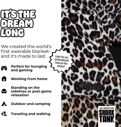 THE COMFY Dream | From Shark Tank | Patented | No Sherpa | Light Wearable Blanket Hoodie | Gift for Women & Men | One Size