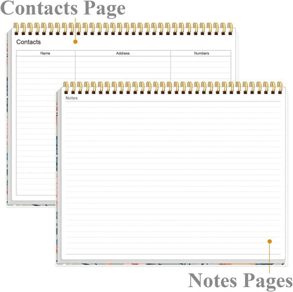 Weekly Productivity Planner - 8.5" x 11" Dashboard Desk Notepad Has 6 Focus Areas to List Tasks for Goals, Projects, Clients, Academic or Meal-Organize Your Daily Work Efficiently, 54 Weeks, Green