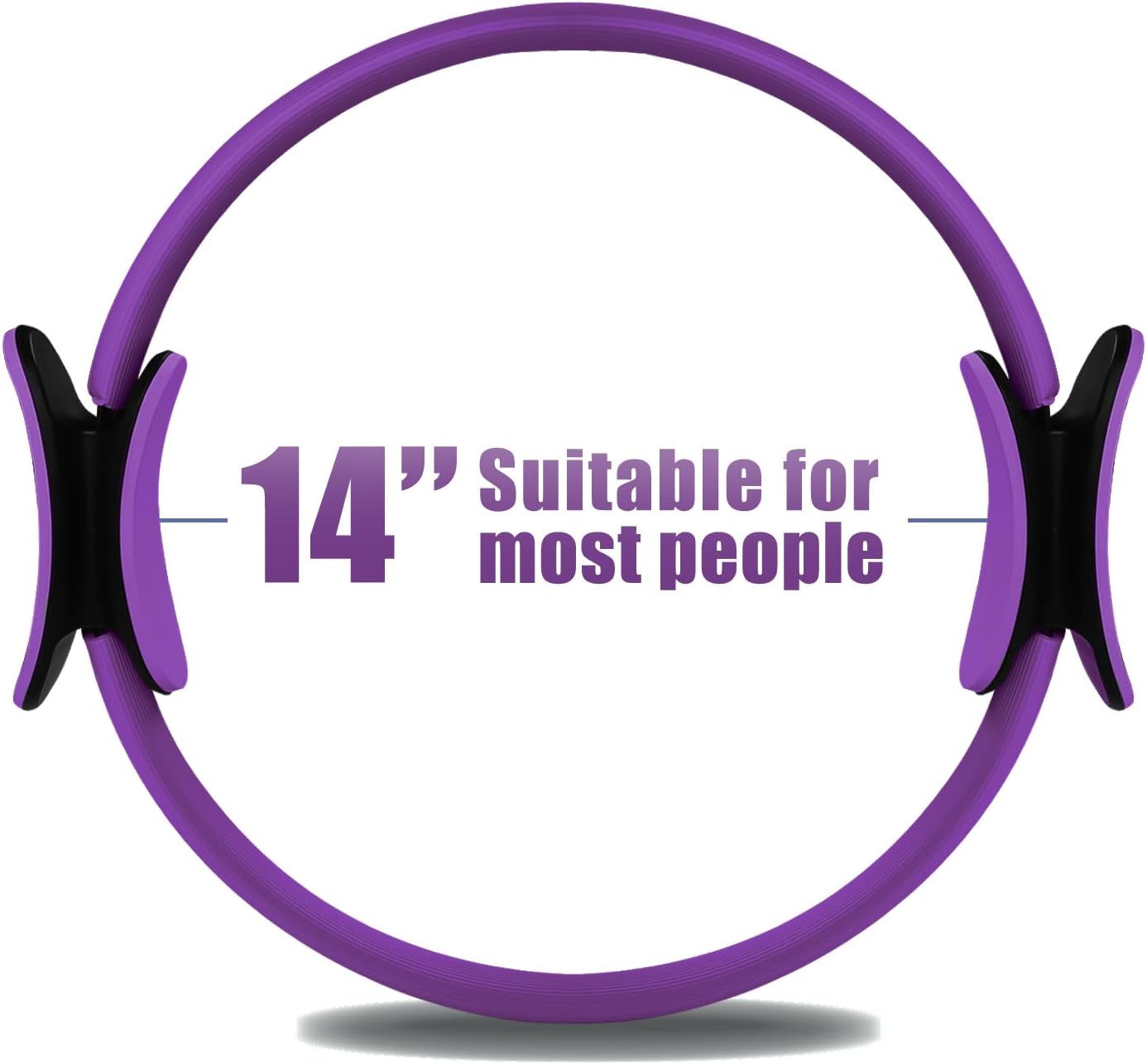RitFit Pilates Ring Circle - 14 Inch Magic Fitness Circle for Toning Inner & Outer Thighs, Bonus Workout Guide Included