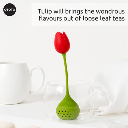 OTOTO Louie Cat Tea Infuser - Cats Loose Leaf Steeper & Diffuser, Tea Strainer Accessories, Cute Gifts for Cat Lovers, White Elephant Gifts, Cute Kitchen Accessories