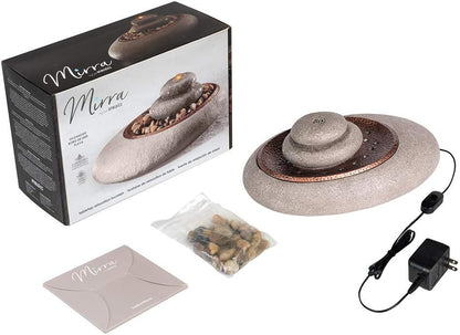 Homedics Mirra Oceanside Relaxation Fountain - Serene Decorative Home Decor