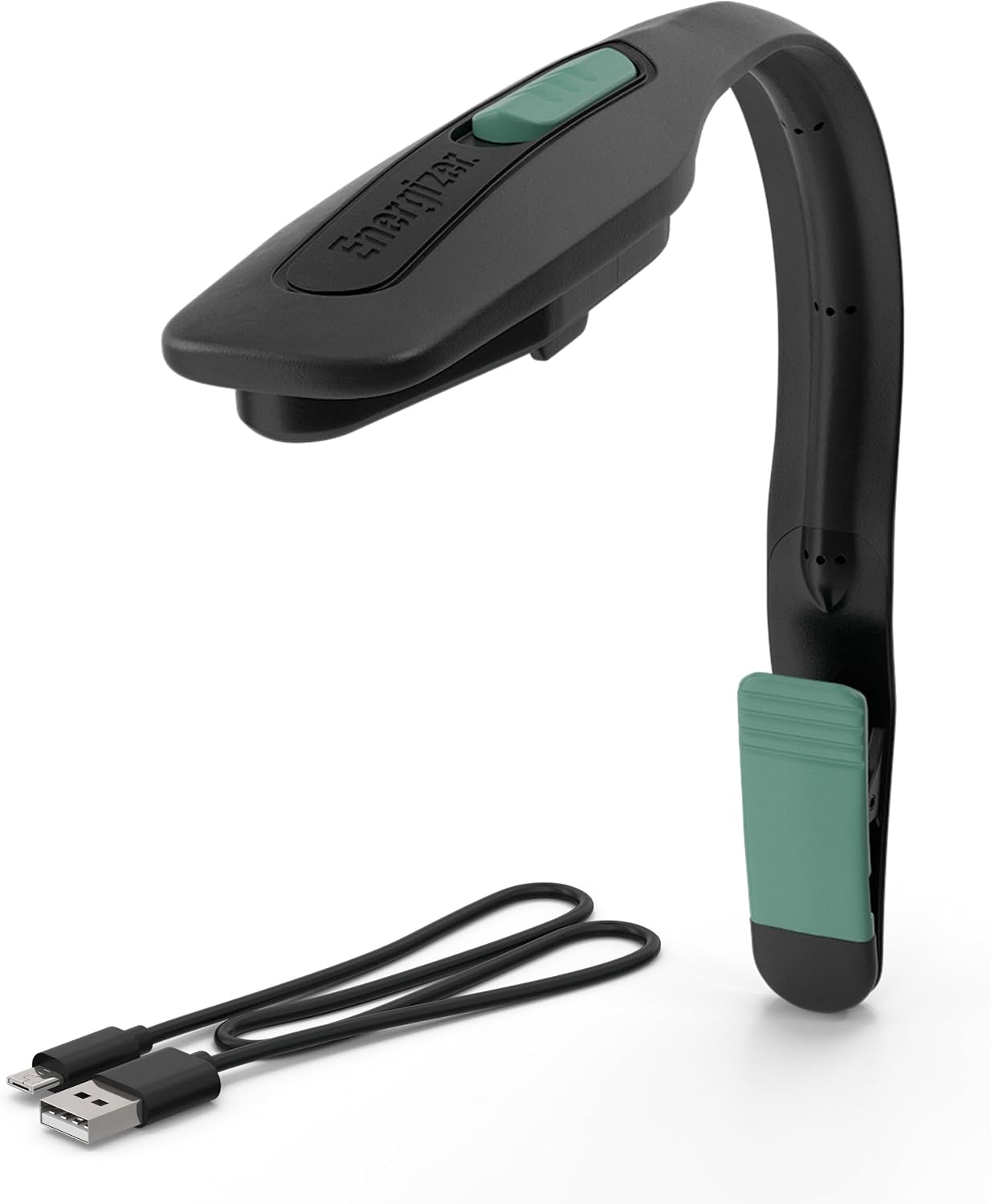 Energizer Flex-R LED Rechargeable Book Light for Reading in Bed, Reading Light with Warm LED Color, Long-Lasting and Lightweight,Blue