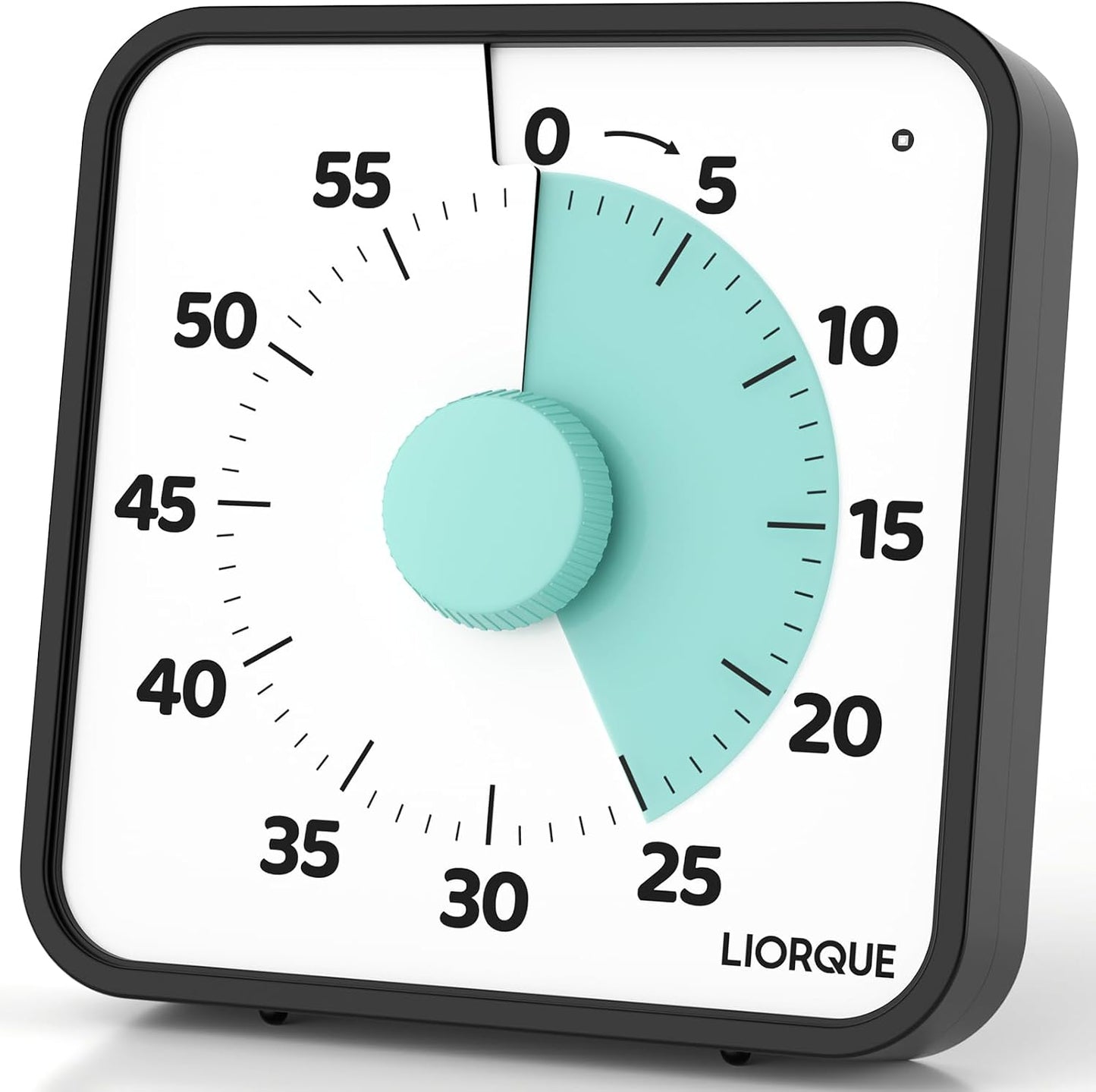 LIORQUE 7.5-Inch Large Visual Timer, 60-Minute Classroom Timer Magnetic
