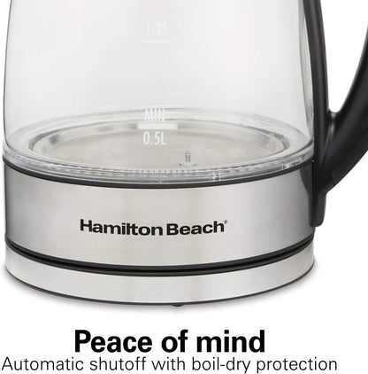 Hamilton Beach 1.8 Liter Electric Tea Kettle, Water Boiler & Heater