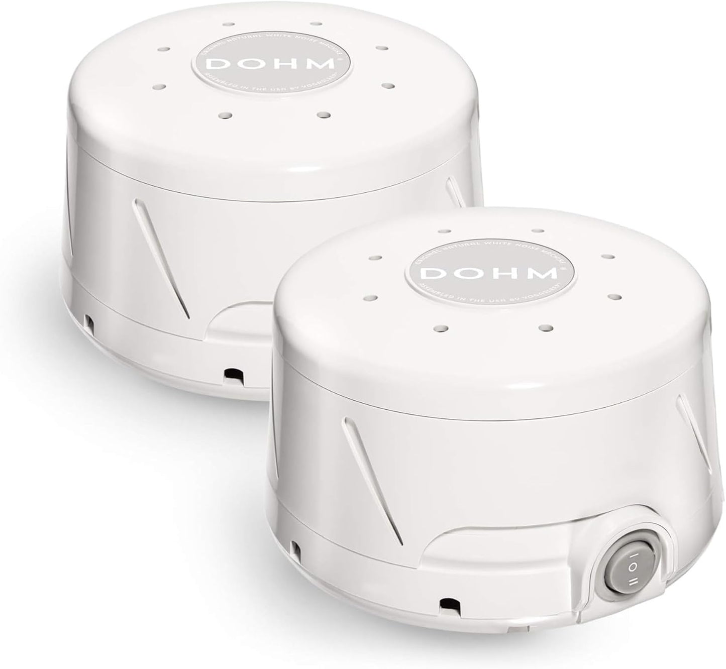 Yogasleep Dohm Classic (White) The Original White Noise Sound Machine, Soothing Natural Sounds from a Real Fan, Sleep Therapy for Adults & Baby, Noise Cancelling for Office Privacy & Meditation