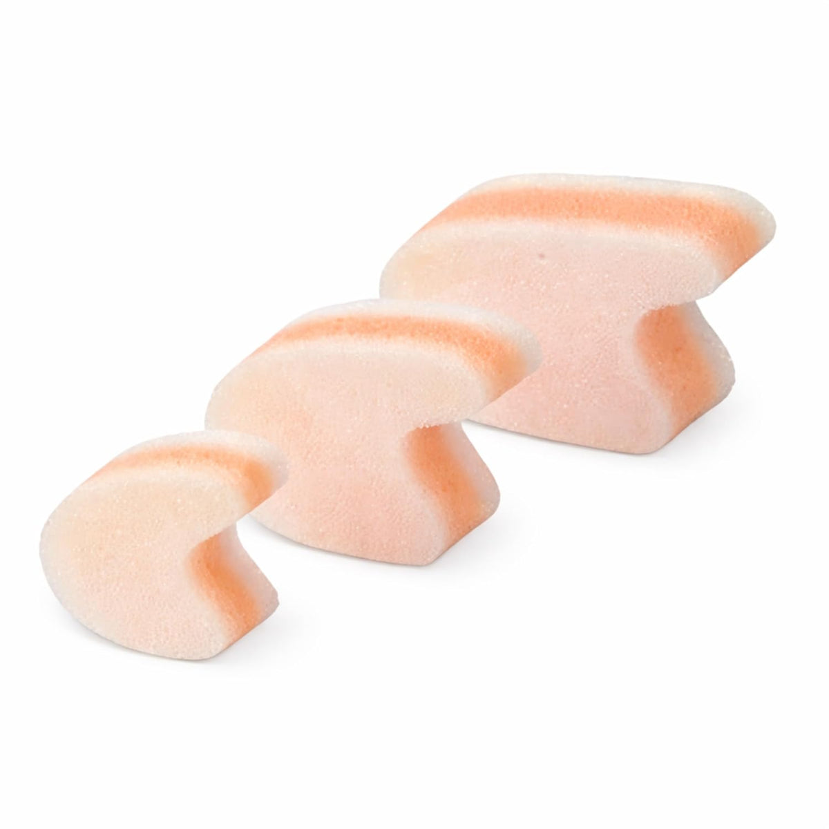 PediFix 3-Layer Toe Separators, Pack of 12 — Large