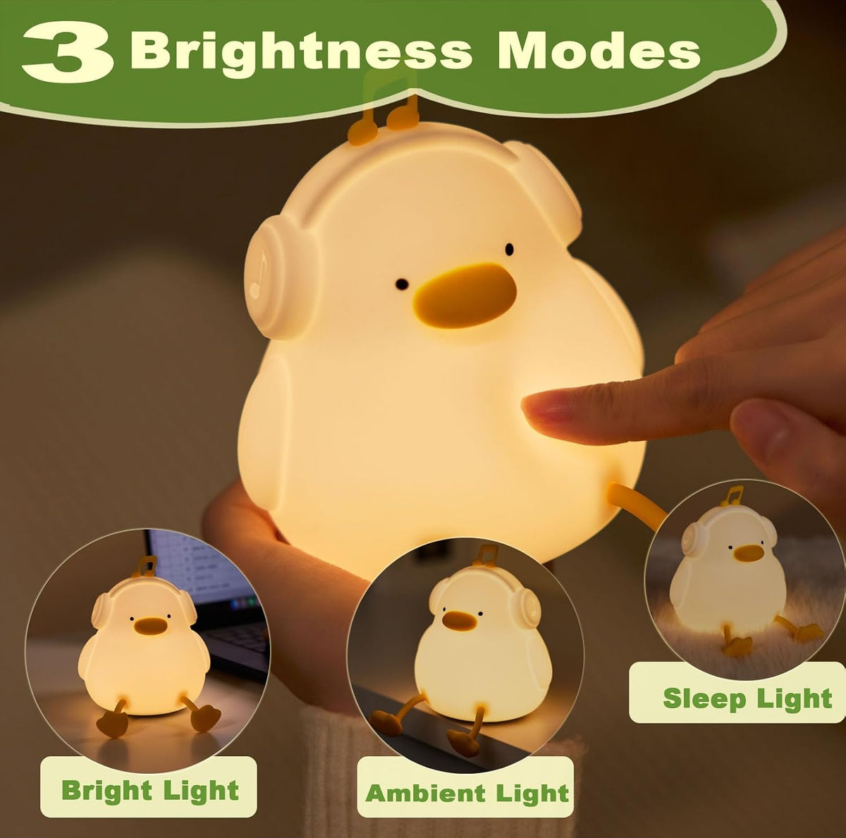 Sloth Gifts for Kids, Squishy Sloth NightLight,Silicone Animal Nursery Lamp