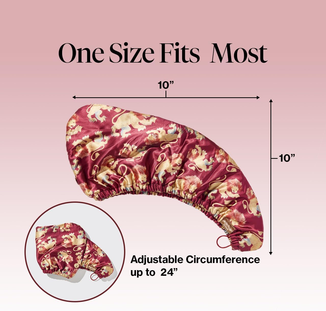 Kitsch Microfiber Hair Towel Wrap for Women – Ultra Absorbent Microfiber Bath Towels for Wet, Curly, Long or Short Hair – Anti-Frizz Hair Wrap, Great Hair Products Gift for Women – Pink