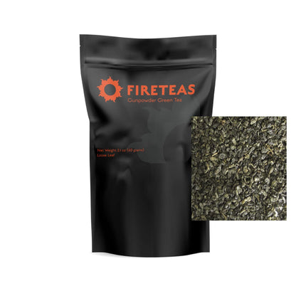 FIRE TEAS Gunpowder Tea Loose Leaf - Loose Leaf Tea -