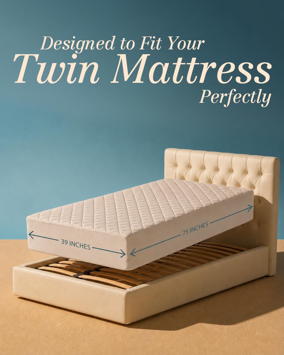 Quilted Fitted Mattress Pad, Queen Mattress Protector Topper with Deep Pocket Stretches up to 16 Inches, Machine Washable Mattress Cover by Utopia Bedding (White)