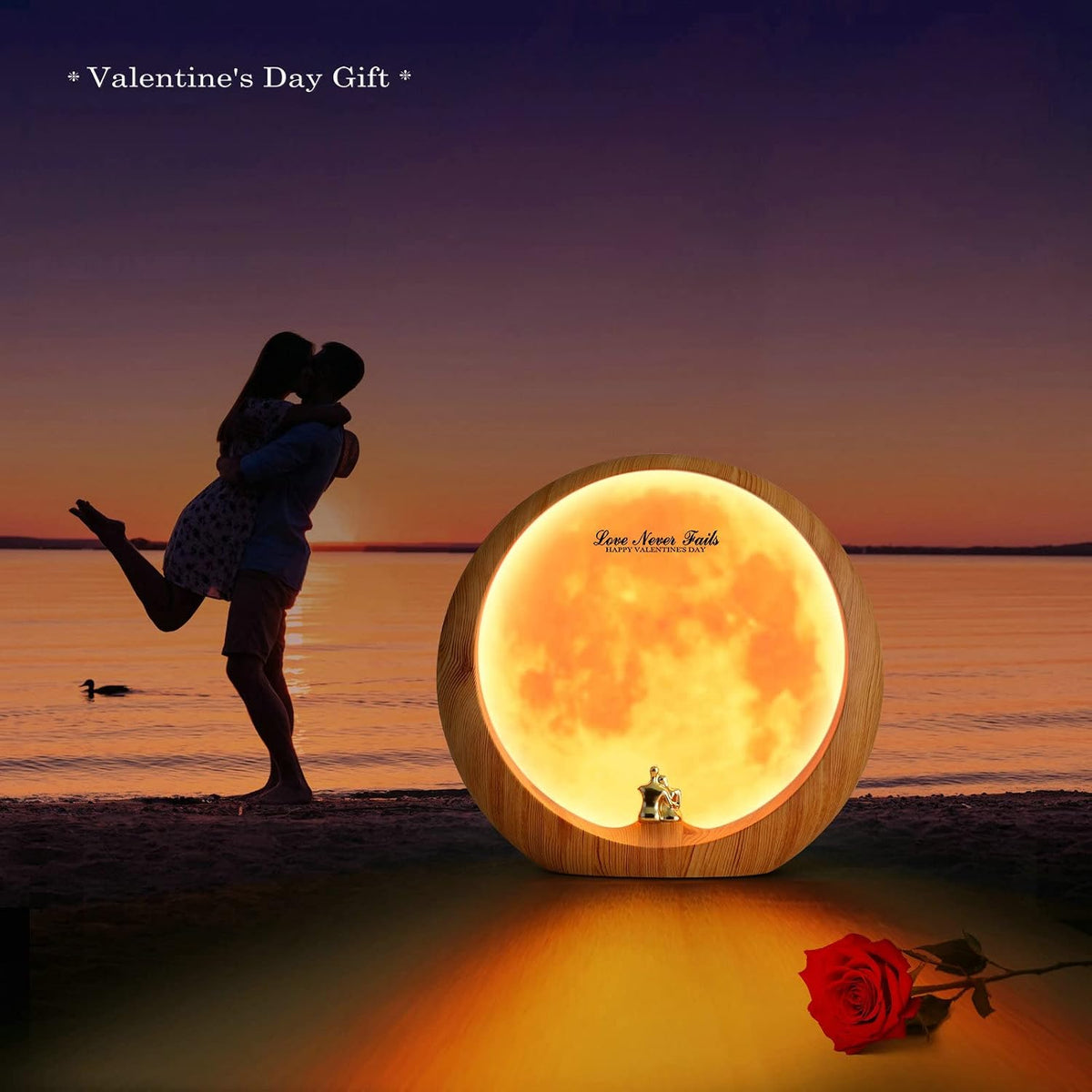 mamre Romantic Dimmable Sunset Lamp Home Decor Sunset Table Lamp Gift for Living Room Bedroom