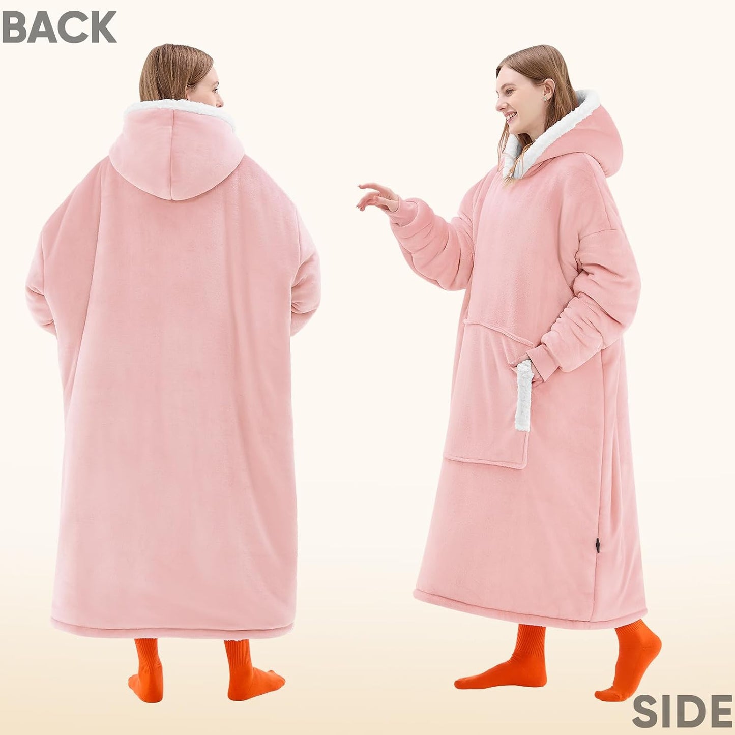 yescool Wearable Blanket Hoodie as Christmas Birthday Gifts for Women Mom - Colors A