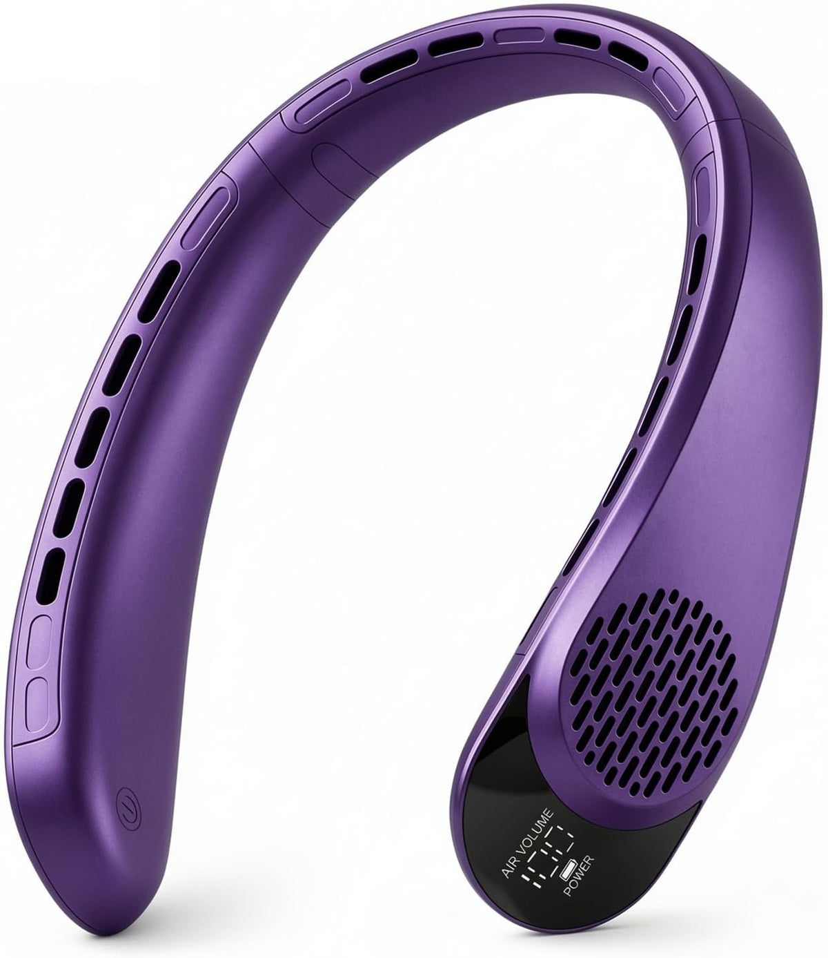 ASNUG Neck Fan, USB Rechargeable Personal Fan, 4000 mAh Battery Operated, 3 Speeds Adjustable, Faster Cooling, Ultra Quiet, Suitable for Home, Office, Travel, Sports