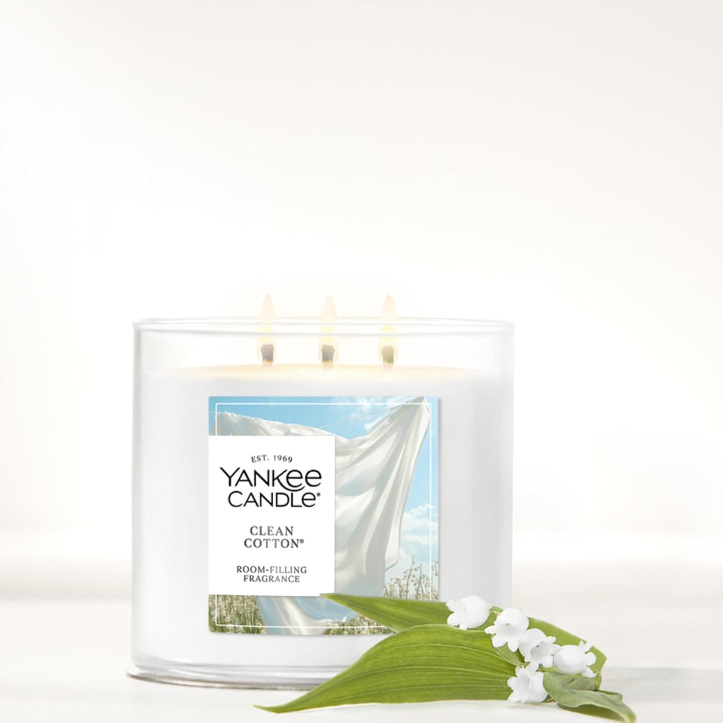 Yankee Candle Sage & Citrus, Scented Candle, 14.5oz 3-Wick Candle Jar with up to 40 Hours Burn Time, Giftable