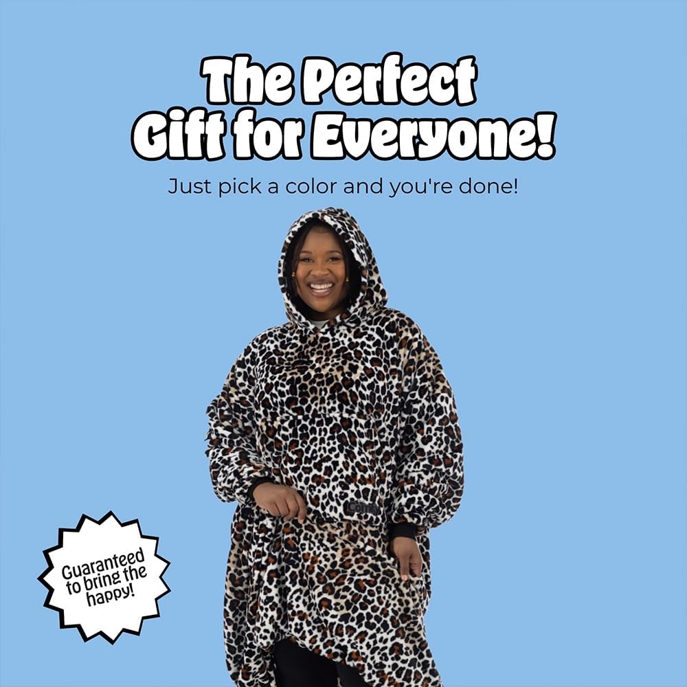 THE COMFY Dream | From Shark Tank | Patented | No Sherpa | Light Wearable Blanket Hoodie | Gift for Women & Men | One Size