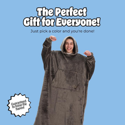 THE COMFY Dream | From Shark Tank | Patented | No Sherpa | Light Wearable Blanket Hoodie | Gift for Women & Men | One Size