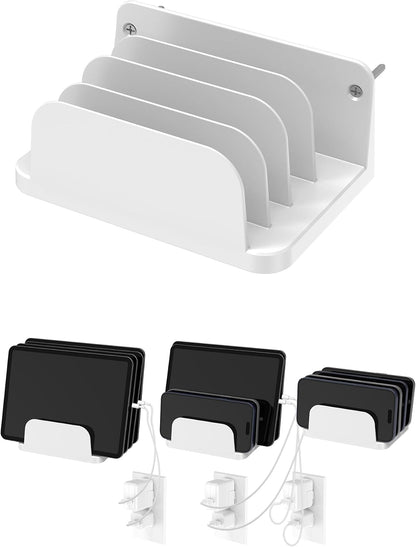 Wall Mount Phone Holder, (White)
