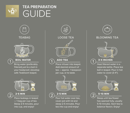 Teabloom Kyoto 2-in-1 Tea Kettle and Tea Maker – Glass Teapot with Removable Loose Tea Infuser – Tea Connoisseur's Choice