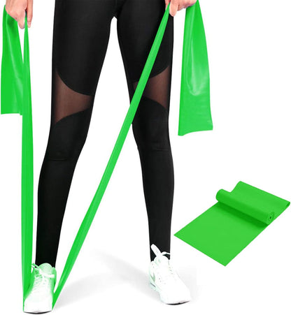 Resistance Bands for Home Workout,Long Exercise Band for Physical Therapy | Non-Latex 59inch Elastic Fitness Bands for Yoga,Pilates,Gym,Travel, Home Exercise Equipment for Women,Men,Pregnant,Seniors
