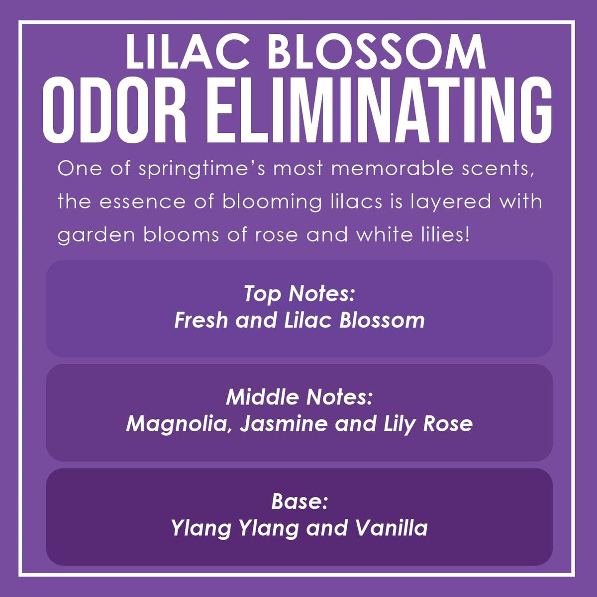 Vanilla Bean Odor Eliminating Highly Fragranced Candle - Eliminates 95% of Pet, Smoke, Food, and Other Smells Quickly - Up to 80 Hour Burn time - 12 Ounce Premium Soy Blend - Colors A