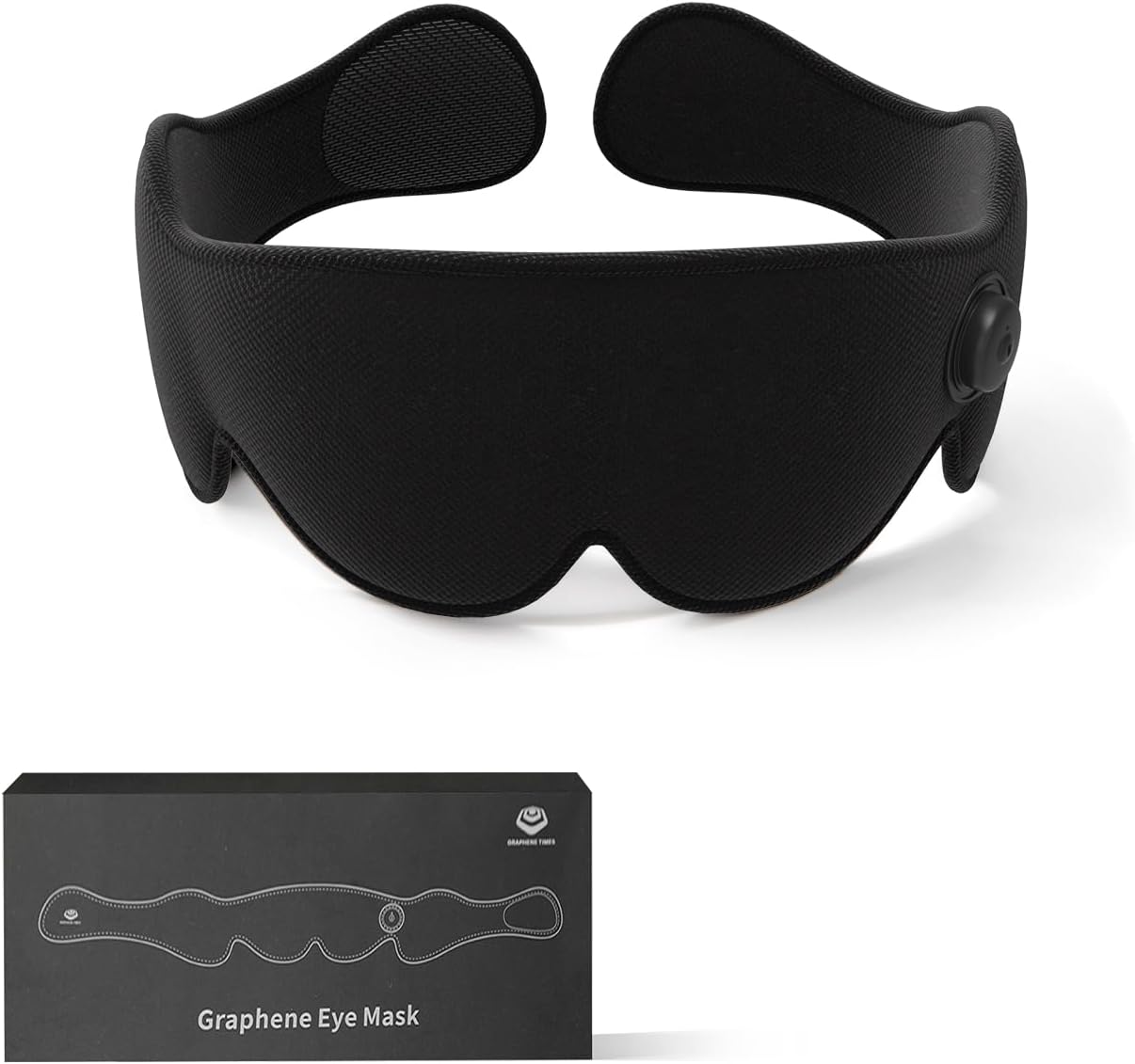Heated Eye Mask, Cordless Heat Eye Compress for for Dry Eye Stye Relax Eye Strain, Portable Electric Warm Eye Mask for Blepharitis, Chalazion, Eye Fatigue or MGD