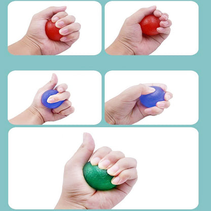 Stress Balls Squeeze Balls for Hand Strengthening Devices with Different Resistance Levels for Finger Forearm Wrist Exercise Relaxation and Pain Relief