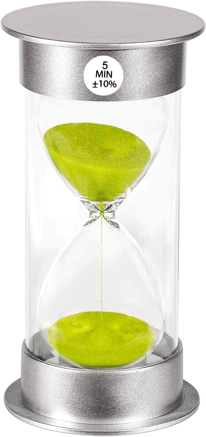 2 Minute Hourglass Sand Timer with Suction Cup,Unbreakable Sucker Sand Clock Timer 2 min,Plastic Mini Sand Watch,Rotatable Reloj De Arena for Kids Toothbrush(Blue)