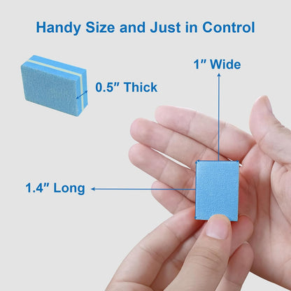 Nail Buffers (50 Pack), Mini Buffer Block Nail File for Acrylic Nails and Natural Nails, 100/180 Grit Nail Buffer Block Bulk Buffing Blocks for Nail Buff Professional Manicure File Blocks Set Pink