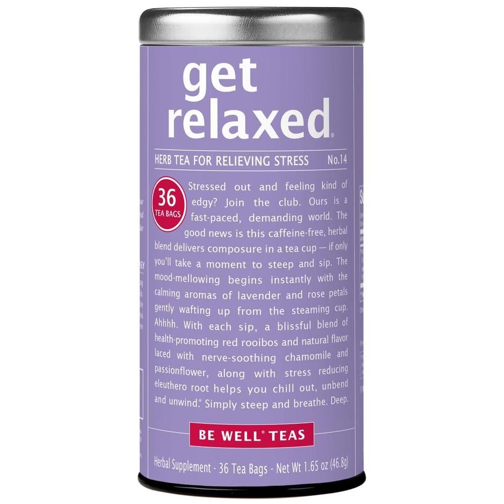 The Republic of Tea Be Well Get Relaxed No. 14 Herbal Tea, 36 Count