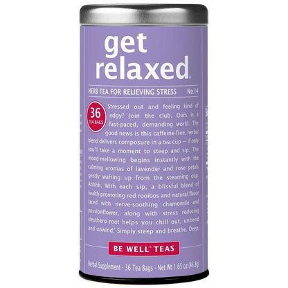 The Republic of Tea Be Well Get Relaxed No. 14 Herbal Tea, 36 Count