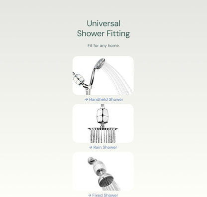 Aquabliss High Output Revitalizing Shower Filter - Reduces Dry Itchy Skin, Dandruff, Eczema, and Dramatically Improves The Condition of Your Skin, Hair and Nails - Chrome (SF100)