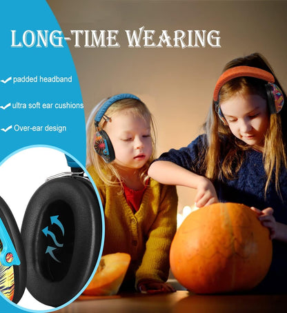 PROHEAR 032 Kids Ear Protection – Ear Muffs for Noise Reduction, 25NRR Noise Cancelling Headphones for Kids,Toddlers, Autism, Sensory Use, Hearing Protection – Orange