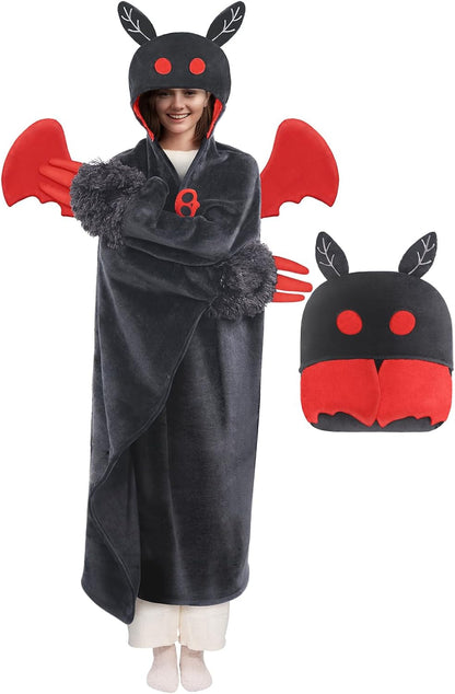 Mewaii Ultimate Softness Highland Cow Wearable Blanket Hoodie –Expertly Designed for American Body Full Coverage with Easy Movement Oversized Warm Cozy Flannel Blanket Cute Highland Cow Gift for Women