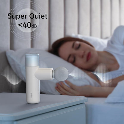Opove M3 Mini Massage Gun for Back Pain Relief, with Facial Mode, 7mm Amplitude, 4 Vibration Levels Ultralight Portable and Rechargeable Fascia Gun Active Recovery Women Presents