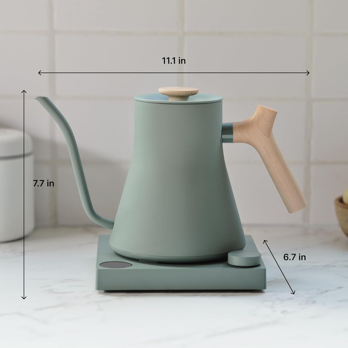 Fellow Stagg EKG Pro Gooseneck Electric Kettle, Brew Timer, 0.9 Liter