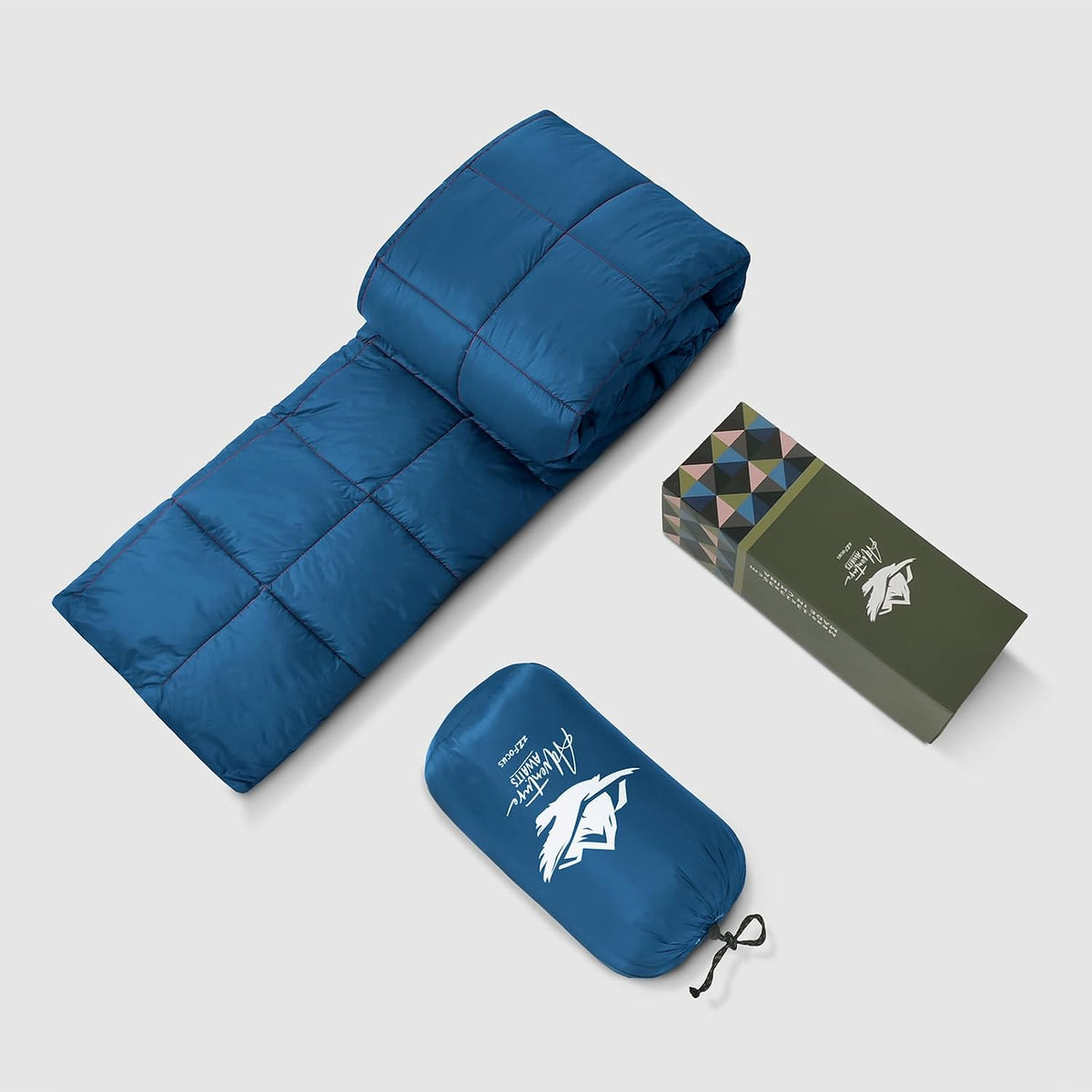 Mini Camping Blanket Lightweight Puffy Camp Blanket