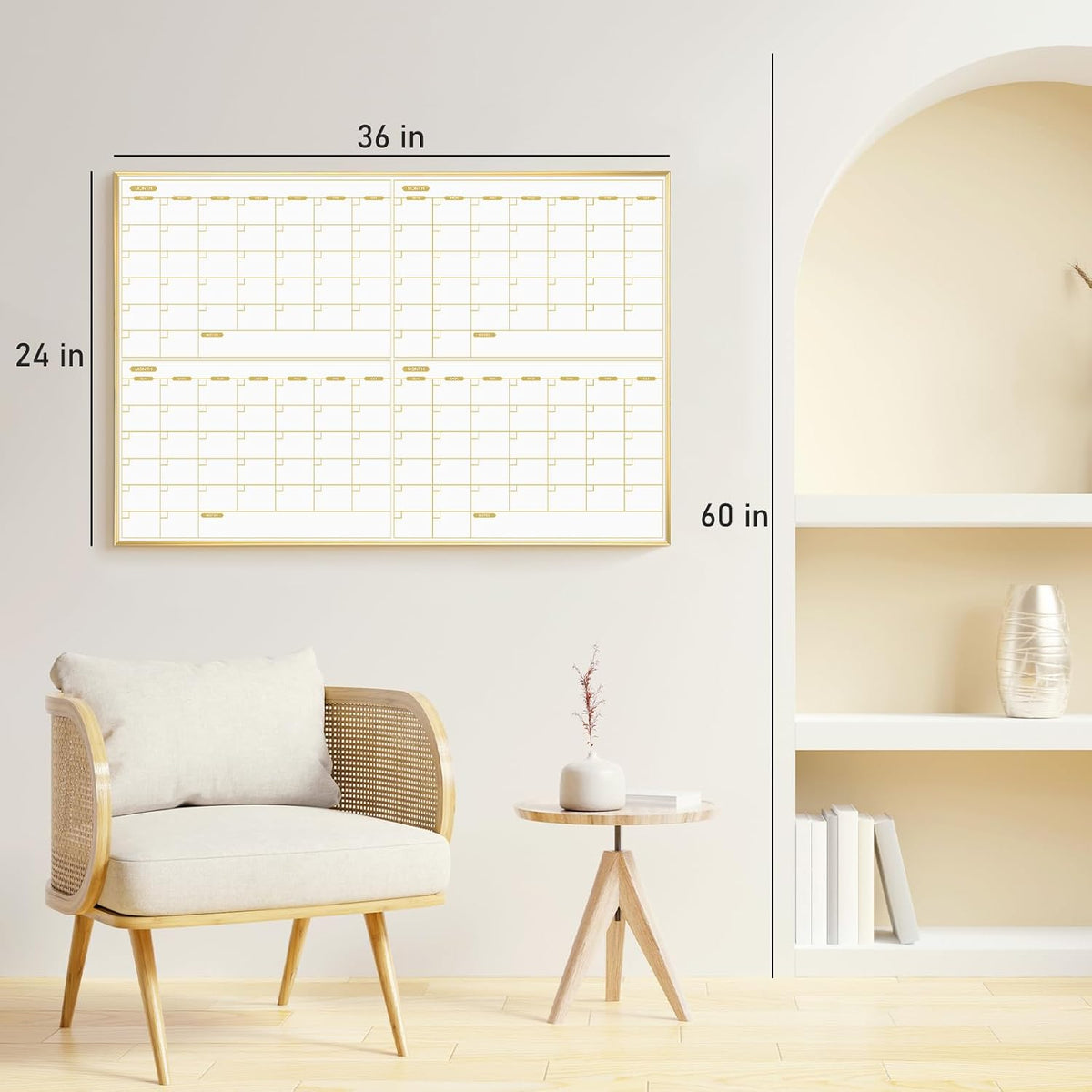 ARCOBIS Monthly Calendar Whiteboard