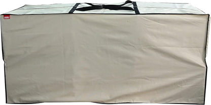 Outdoor Square Cushion/Cover Storage Bag, Protective Zippered Storage Bags with Handles, 32''L x 32''W x 24''H Black