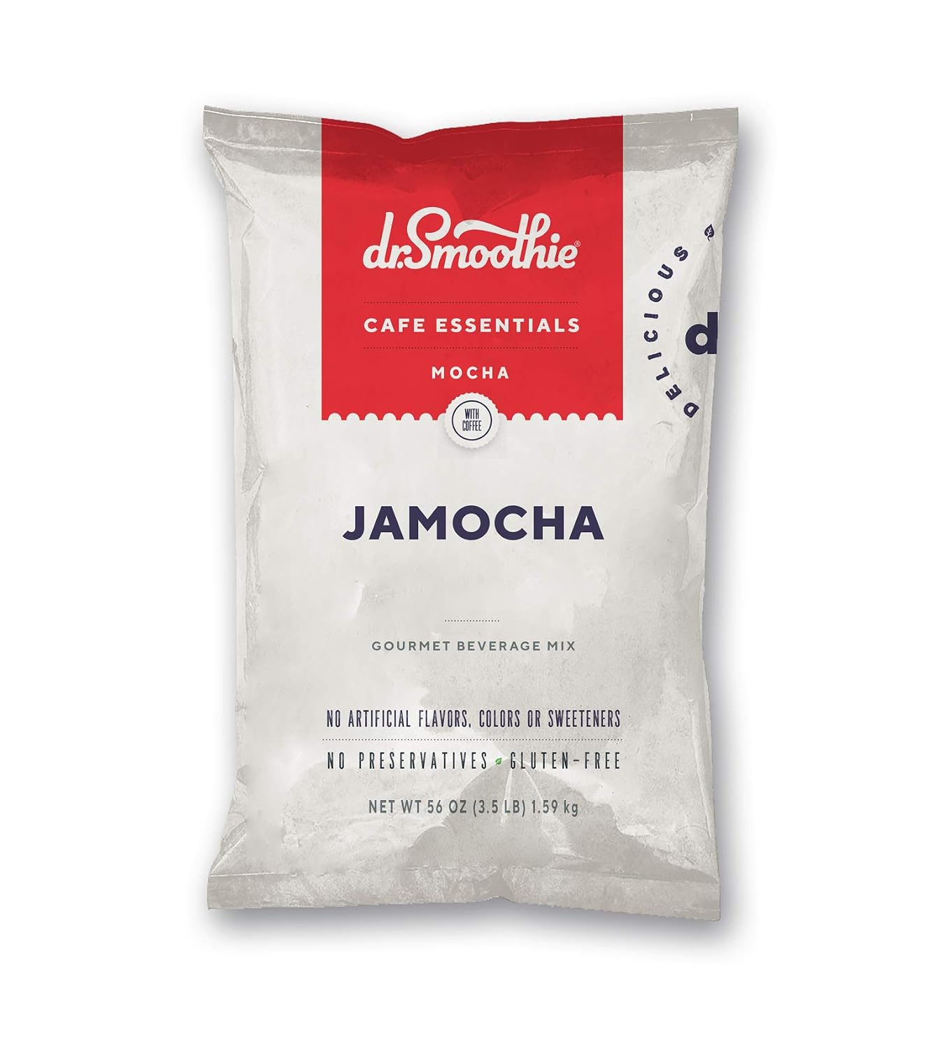 Café Essentials Matcha Green Tea Latte Frappe Mix – No Artificial Colors, Flavors, or Sweeteners – Shelf Stable – 51mg of Caffeine – Great for Hot, Iced, & Frozen Frappes (3.5 lb Bag, 30 Servings)